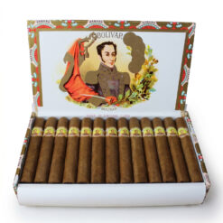 Bolivar Coronas open box of Cuban cigars