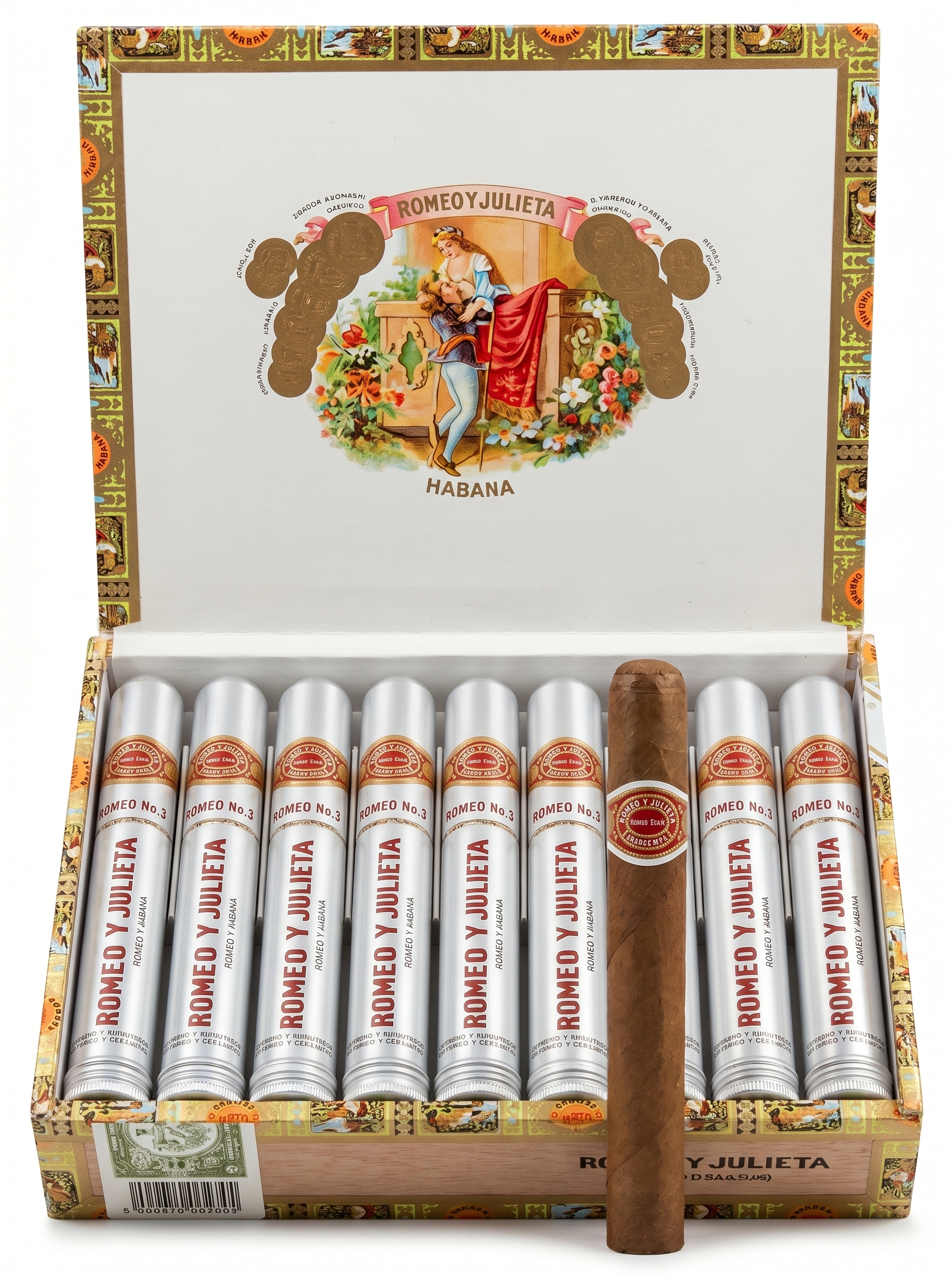 Romeo y Julieta Romeo No.3 (Tubos)