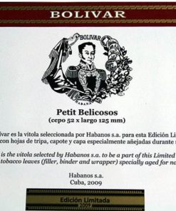 bolivar pettit belicosos 2009