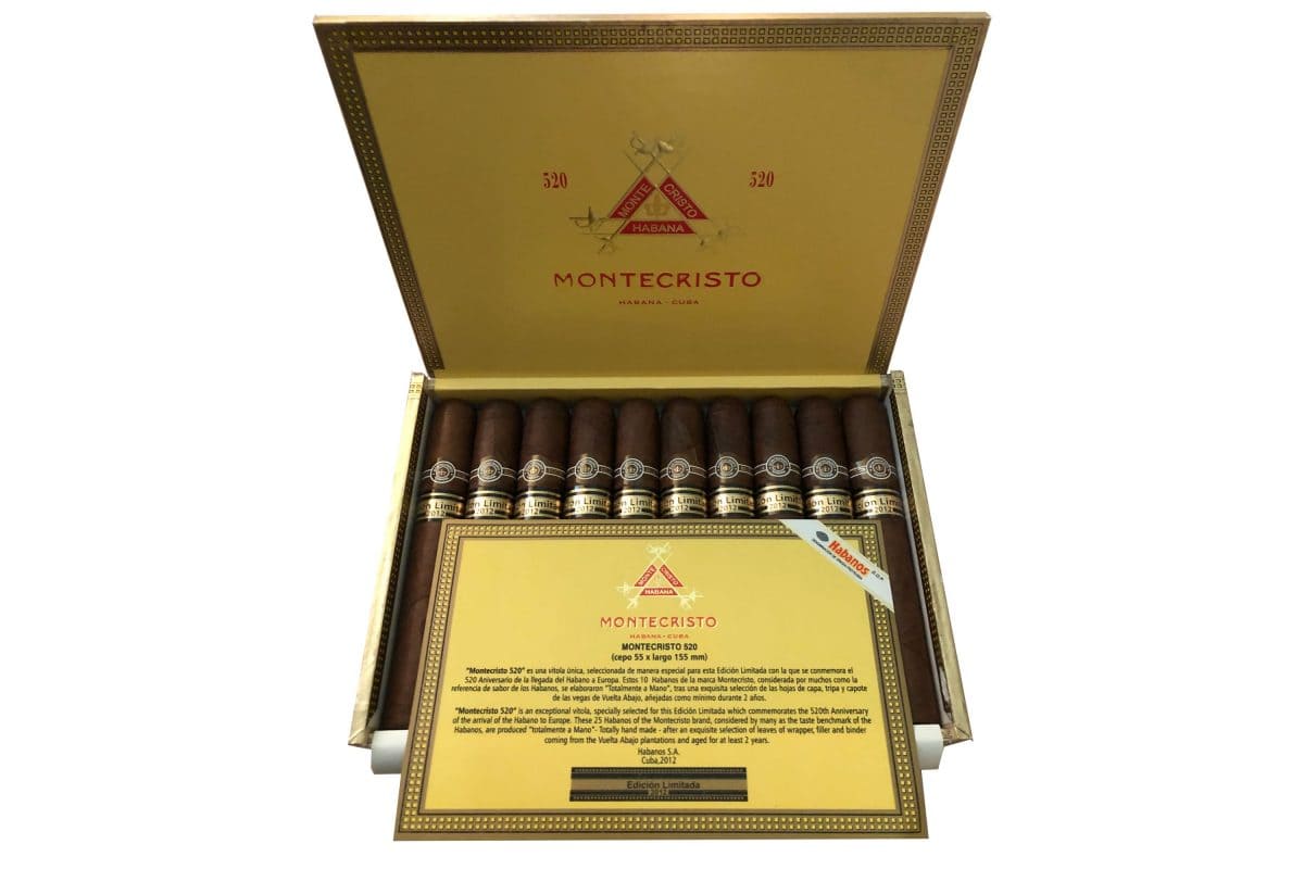 Montecristo 520 Anniversario Limited Edition 2012 - Cuban Cigar Online