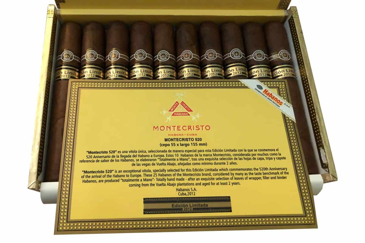 Montecristo 520 Anniversario Limited Edition 2012
