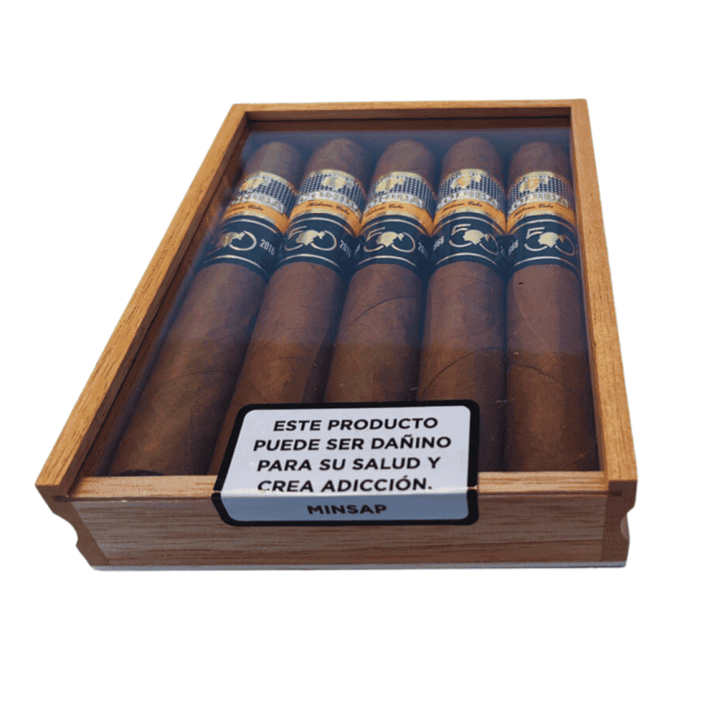 Cedar Petaca - 5 Cohiba Majestuosos 50 Anniversary