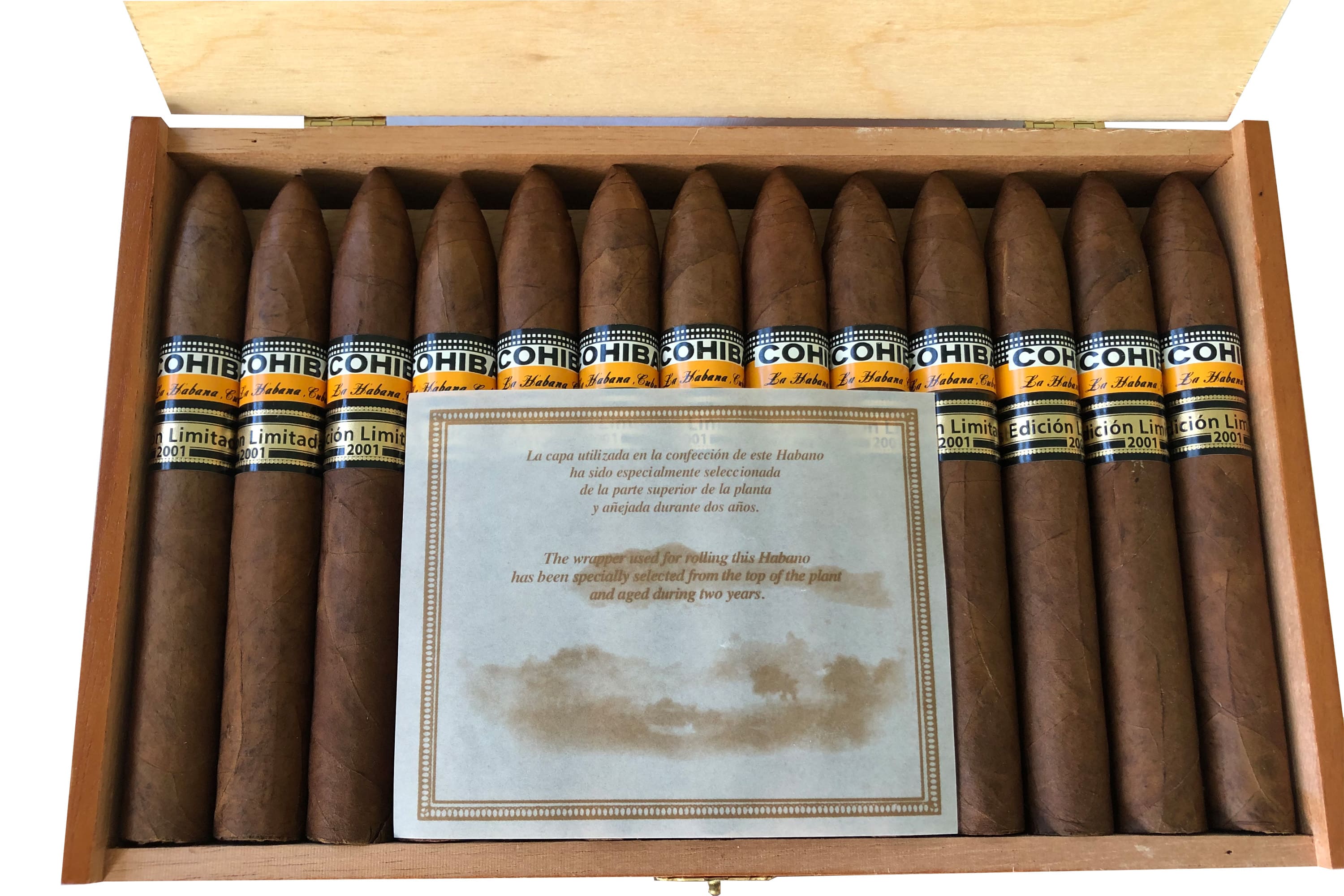 Cohiba Piramides Limited Edition 2001 ▷ Cuban Cigars Online