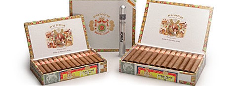 Punch cigar with aged whisky