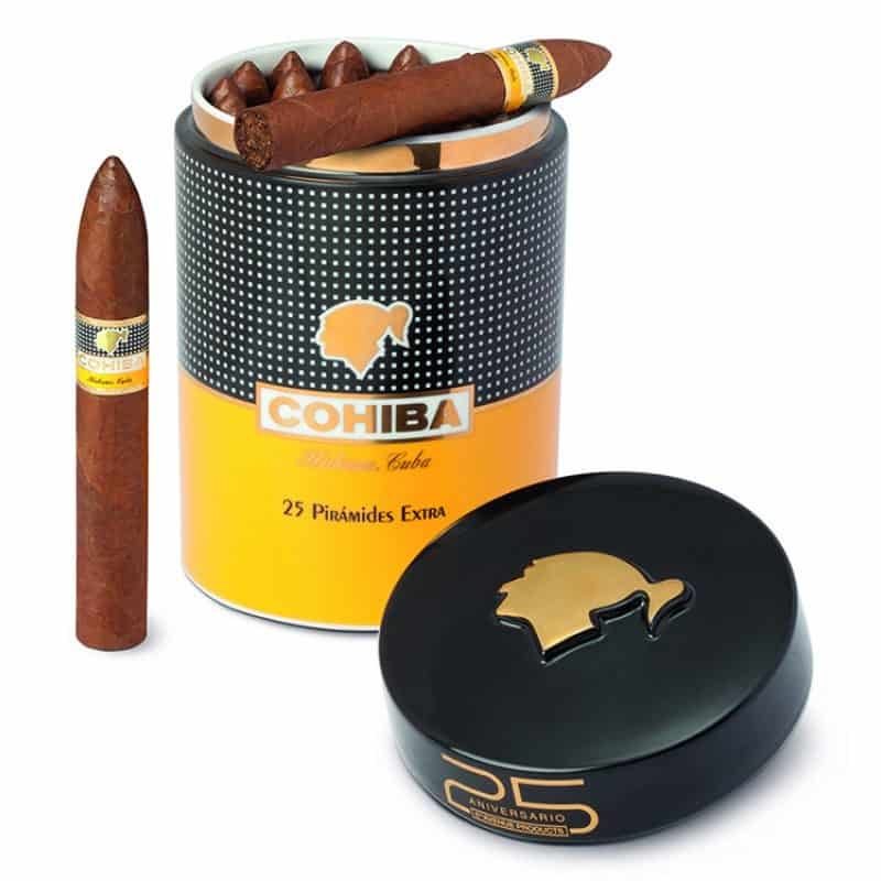 Ceramic Jar Cohiba Piramides EXTRA