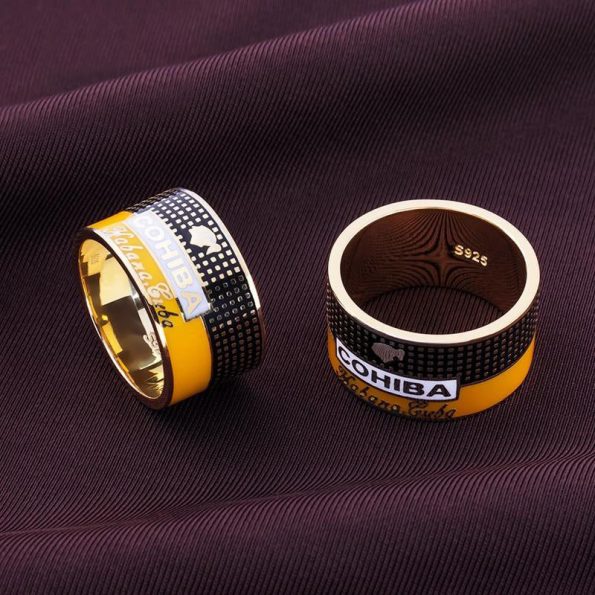 COHIBA Elegant Cigar Ring - Free Gift Box