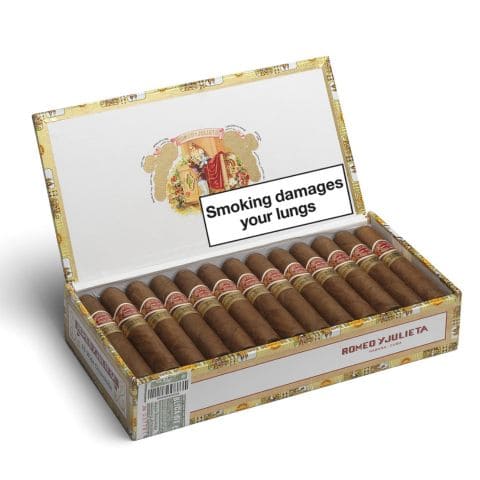 Box of Romeo y Julieta Churchill Cuban cigars