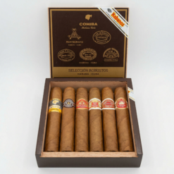 Habanos Seleccion Robustos - Six Premium Cuban Robusto Cigars Gift Box