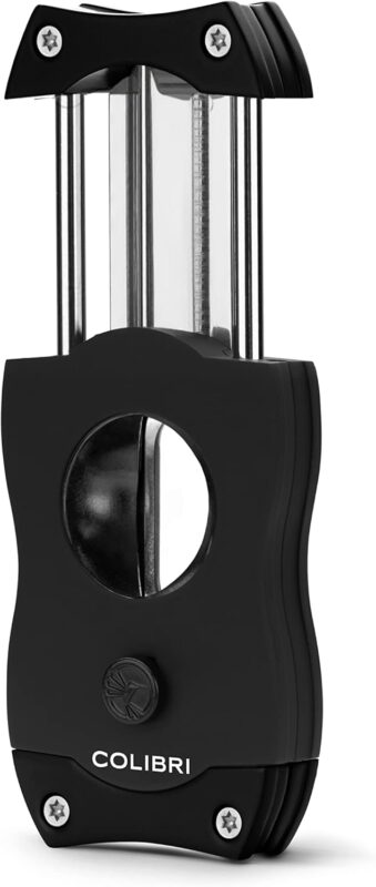 Premium Stainless Steel V-Cut Cigar Cutter for 60+ Ring Gauge