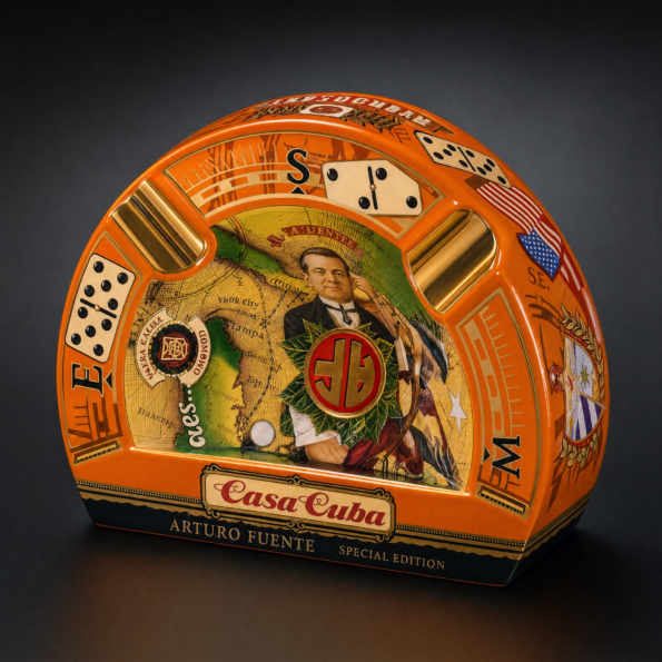 Special Edition Ceramic Cigar Ashtray with Cigar Rests