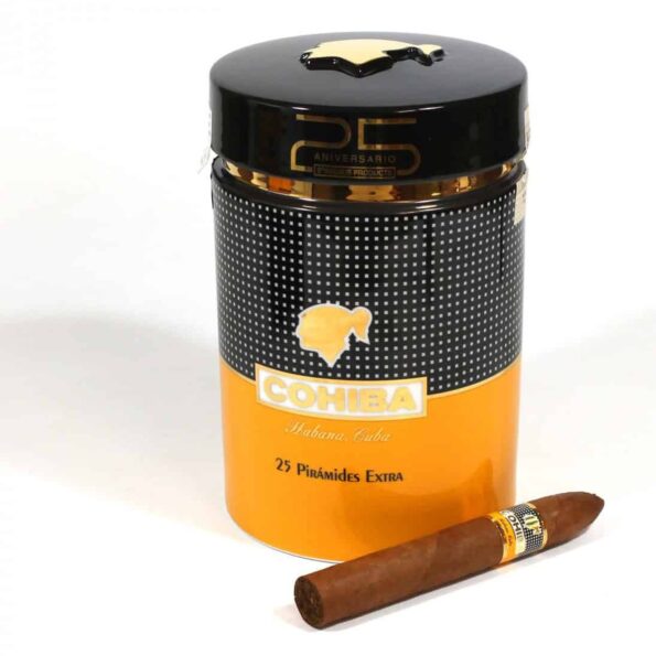 Ceramic Jar Cohiba Piramides EXTRA