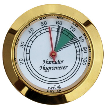 Analog Hygrometers Gold Finish