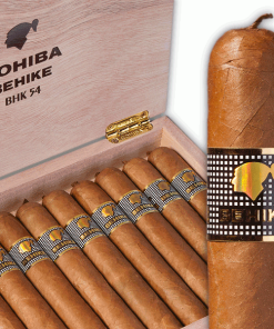 Cohiba Behike 54 opened box 10 and 1 stick side web3