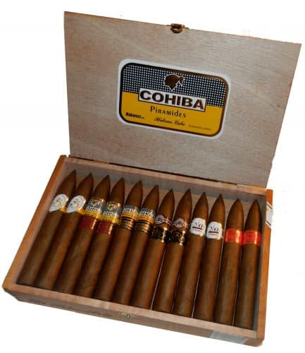 Mixed Box of 25 Cuban Cigars Pyramids