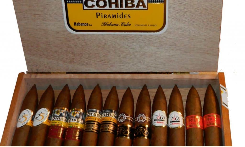 Mixed Box of 25 Cuban Cigars Pyramids