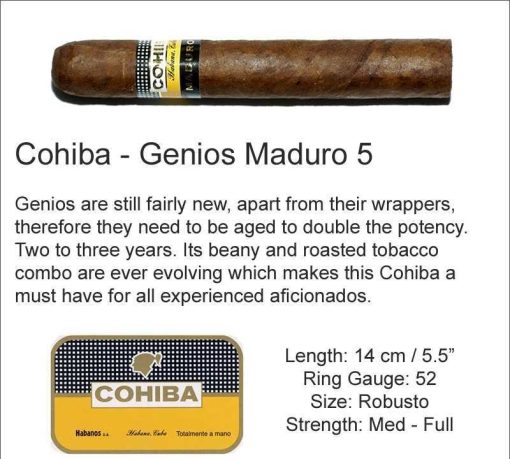 Cohiba Genios 22