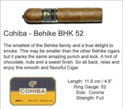 Cohiba Behike 52 BHK 7 Cohiba Behike52 22