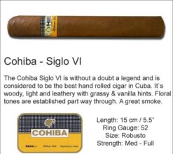 Cohiba Siglo VI 27 Cohiba SigloVI NT 22