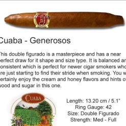 Cuaba Generosos 222