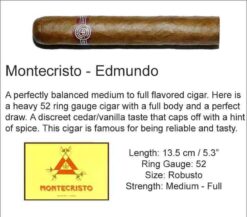 Montecristo Edmundo 15 Monte Edmundo 22