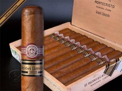 Montecristo Grand Edmundo EL 2010 box 10 and 1 stick side on black web
