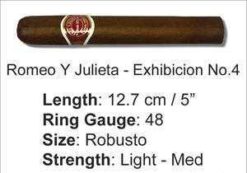 Romeo y Julieta Exhibicion No. 4 4 Romeo Exhibicion4 11