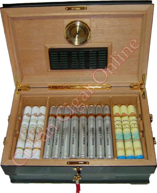 Luxury Humidor 75 tubes package Cuban Cigar Online